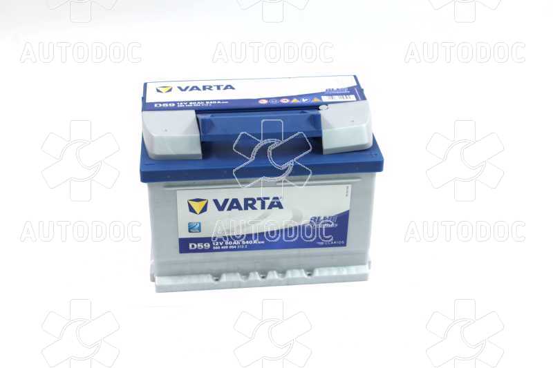Аккумулятор   60Ah-12v VARTA BD(D59) (242х175х175),R,EN540. Фото 10