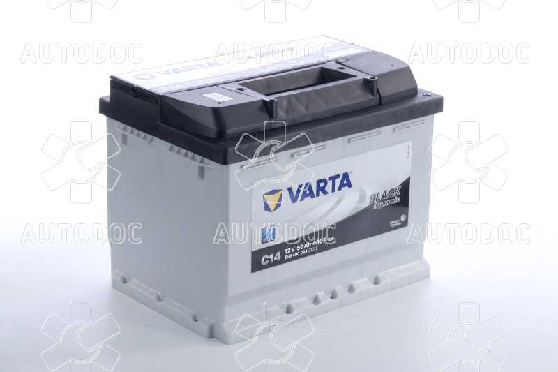 Аккумулятор   56Ah-12v VARTA BLD(C14) (242х175х190),R,EN480. Фото 1