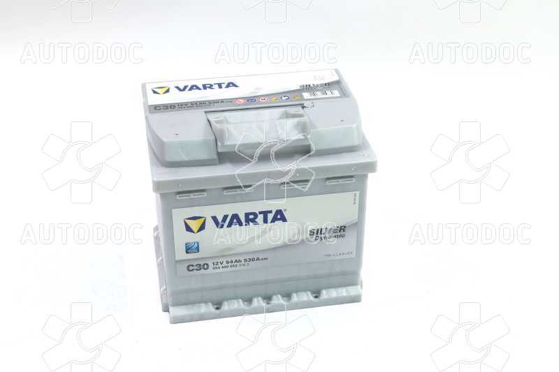 Аккумулятор   54Ah-12v VARTA SD(C30) (207x175x190),R,EN530. Фото 10
