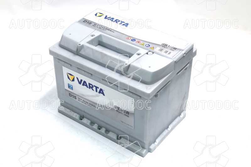 Акумулятор 63Ah-12v VARTA SD(D15) (242x175x190),R,EN610. Фото 1
