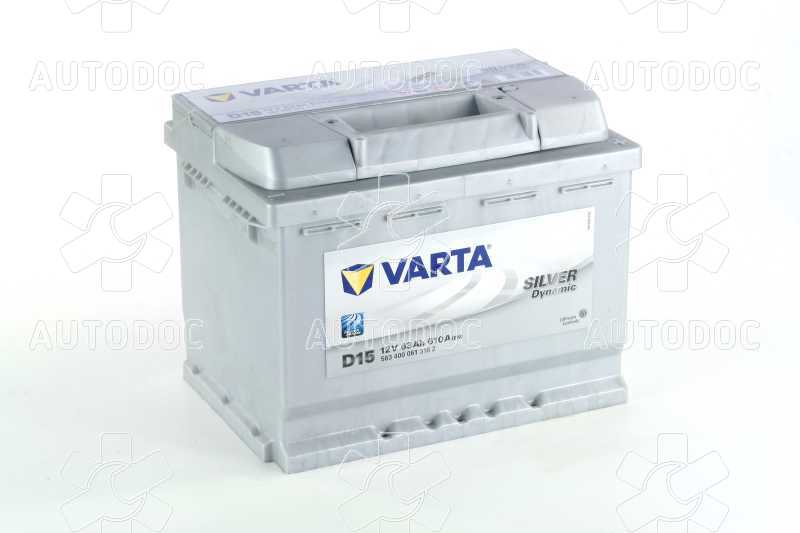 Акумулятор 63Ah-12v VARTA SD(D15) (242x175x190),R,EN610. Фото 2