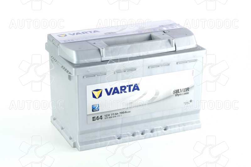 Акумулятор 77Ah-12v VARTA SD(E44) (278х175х190),R,EN780. Фото 2