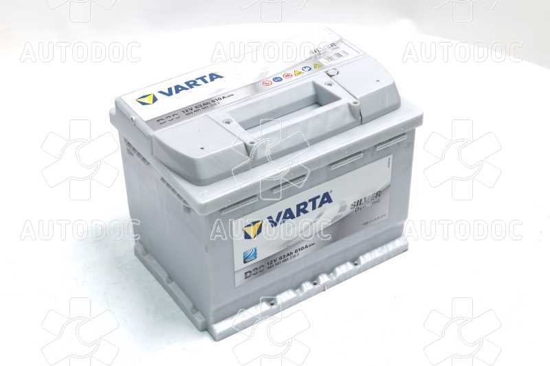Аккумулятор   63Ah-12v VARTA SD(D39) (242x175x190),L,EN610. Фото 1