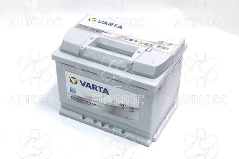 Акумулятор 63Ah-12v VARTA SD(D39) (242x175x190),L,EN610. Фото 2