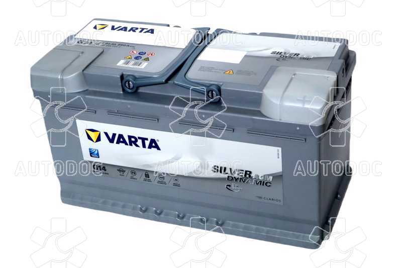 Аккумулятор   95Ah-12v VARTA Silver Dynamic AGM (A5) (353х175х190),R,EN850. Фото 2