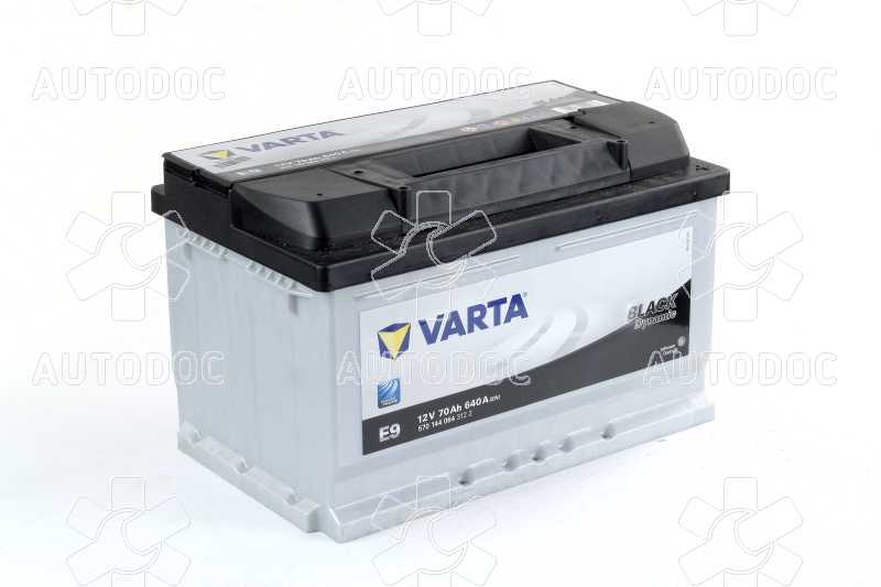 Аккумулятор   70Ah-12v VARTA BLD(E9) (278x175x175),R,EN640. Фото 1