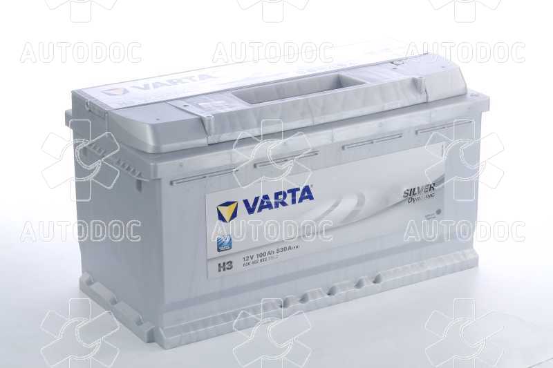 Аккумулятор  100Ah-12v VARTA SD(H3) (353x175x190),R,EN830. Фото 1