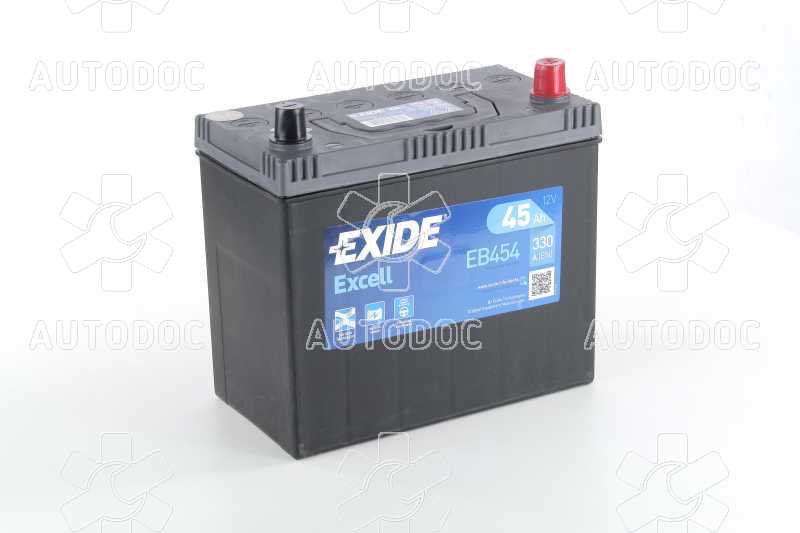 Аккумулятор   45Ah-12v Exide EXCELL(234х127х220),R,EN330 Азия. Фото 2