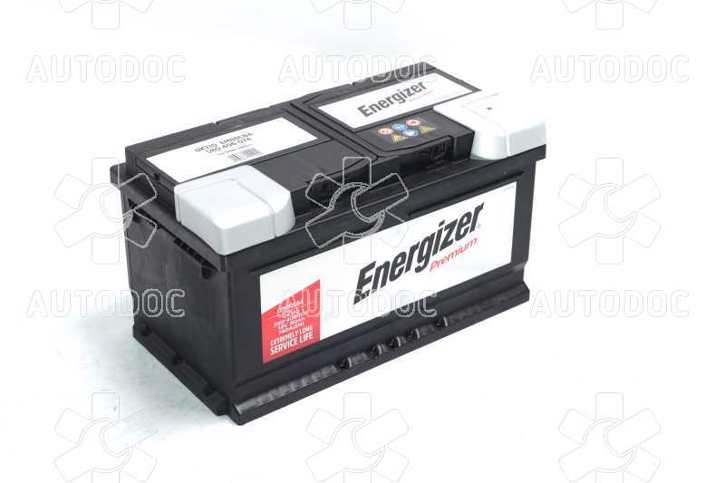 Аккумулятор   80Ah-12v Energizer Prem.(315х175х175), R,EN740. Фото 1
