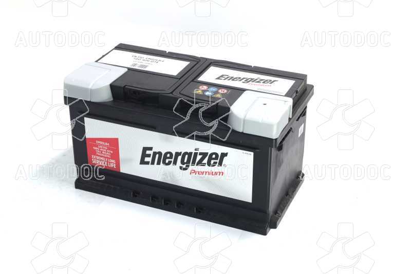 Аккумулятор   80Ah-12v Energizer Prem.(315х175х175), R,EN740. Фото 3
