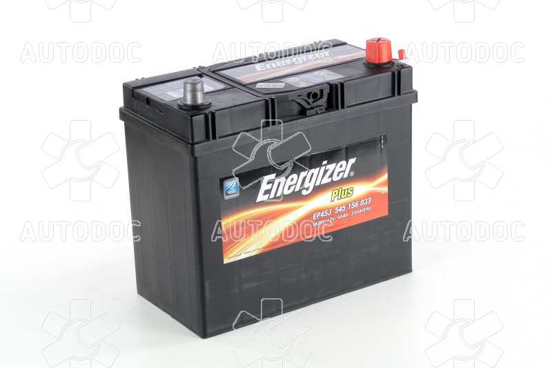 Аккумулятор   45Ah-12v Energizer Plus (238х129х227), R,EN330 Азия. Фото 2