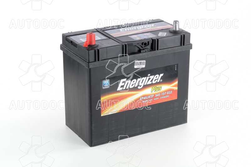 Аккумулятор тонкая клемма 45Ah-12v Energizer Plus (238х129х227) , L,EN330. Фото 2