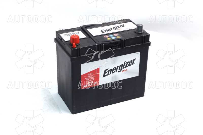 Аккумулятор   45Ah-12v Energizer Plus (238х129х227), L,EN330 Азия. Фото 1