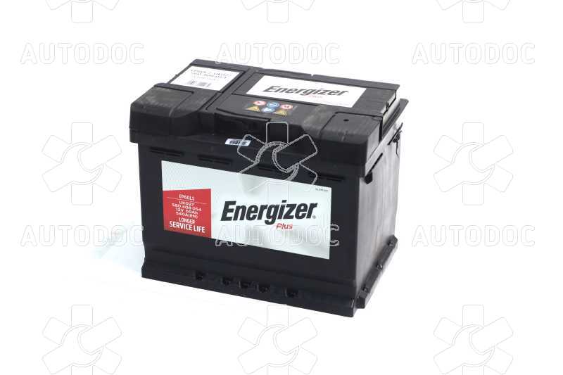 Акумулятор 60Ah-12v Energizer Plus (242х175х190), R, EN540. Фото 3