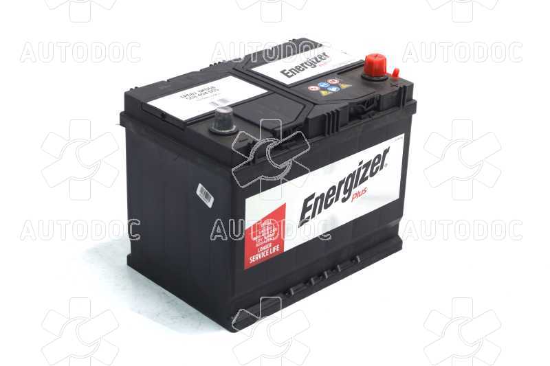 Аккумулятор   68Ah-12v Energizer Plus (261х175х220), R,EN550 Азия. Фото 1