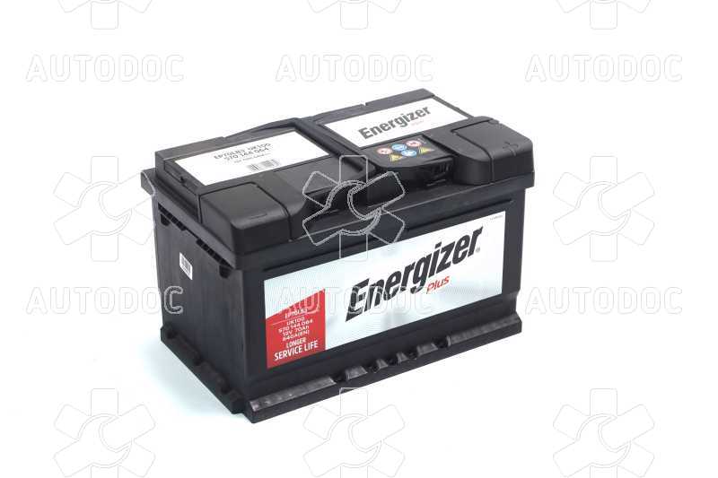 Аккумулятор   70Ah-12v Energizer Plus (278х175х175), R,EN640. Фото 1