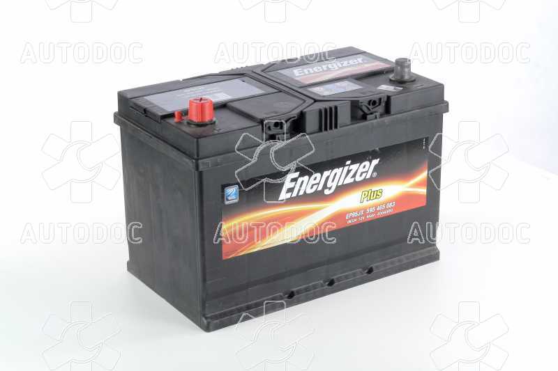 Аккумулятор   95Ah-12v Energizer Plus (306х173х225), L,EN830 Азия. Фото 1