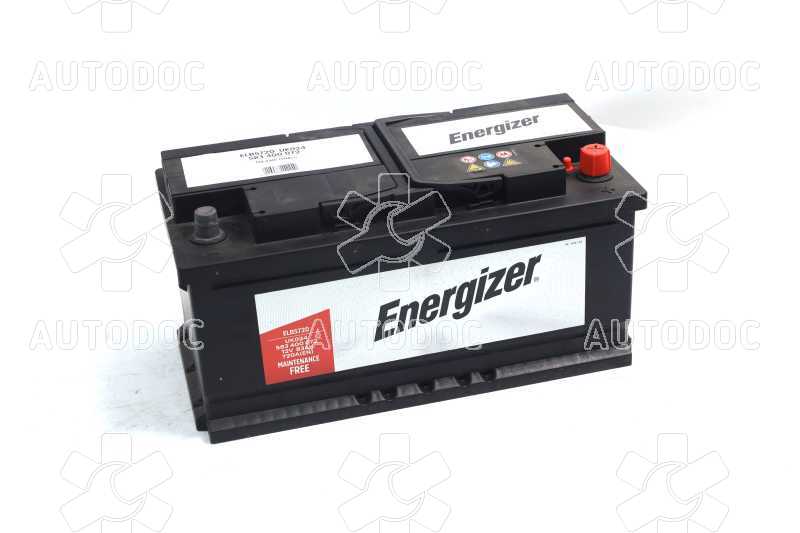 Аккумулятор   83Ah-12v Energizer (353х175х175), R,EN720. Фото 1