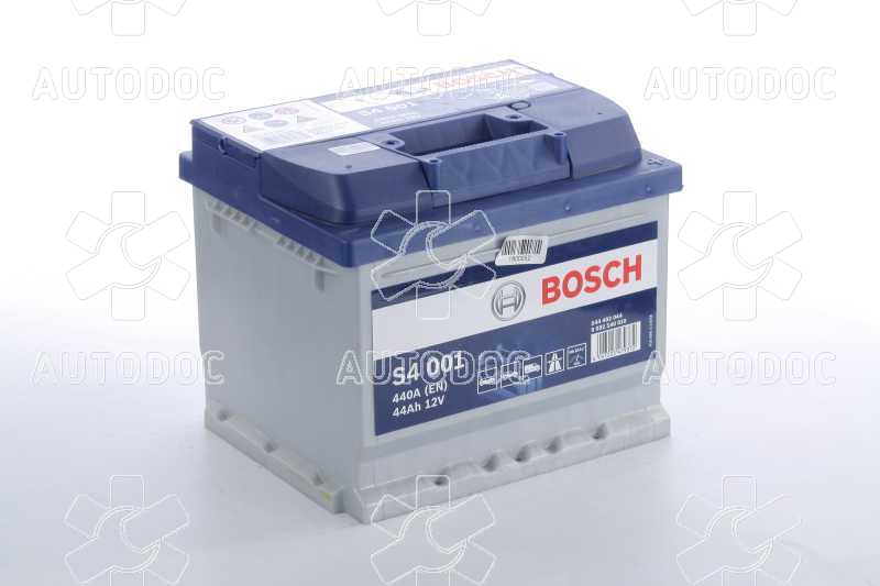 Аккумулятор   44Ah-12v BOSCH (S4001) (207x175x175),R,EN440. Фото 2
