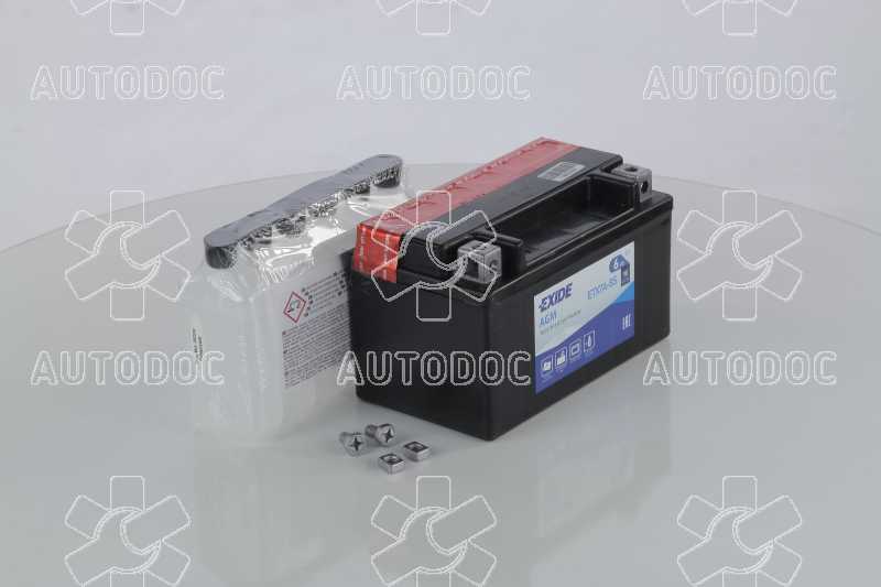 Аккумулятор    6Ah-12v Exide AGM (ETX7A-BS) (150х87х93) L, EN90. Фото 2