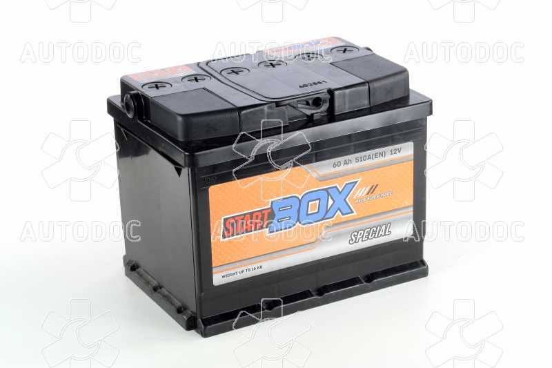 Аккумулятор   60Ah-12v StartBOX Special (242x175x190),L,EN510. Фото 2