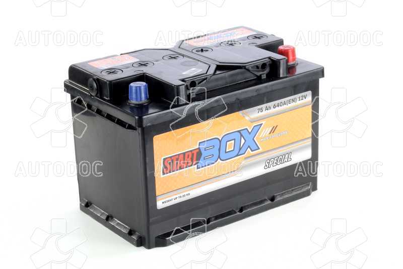 Акумулятор 75Ah-12v StartBOX Special (276x175x190),R,EN640. Фото 2