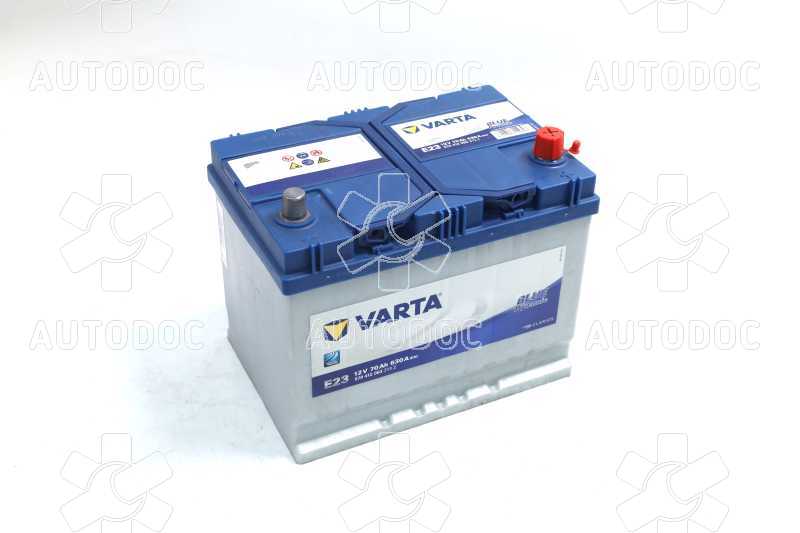 Аккумулятор   70Ah-12v VARTA BD(E23) (261х175х220),R,EN630 Азия. Фото 1