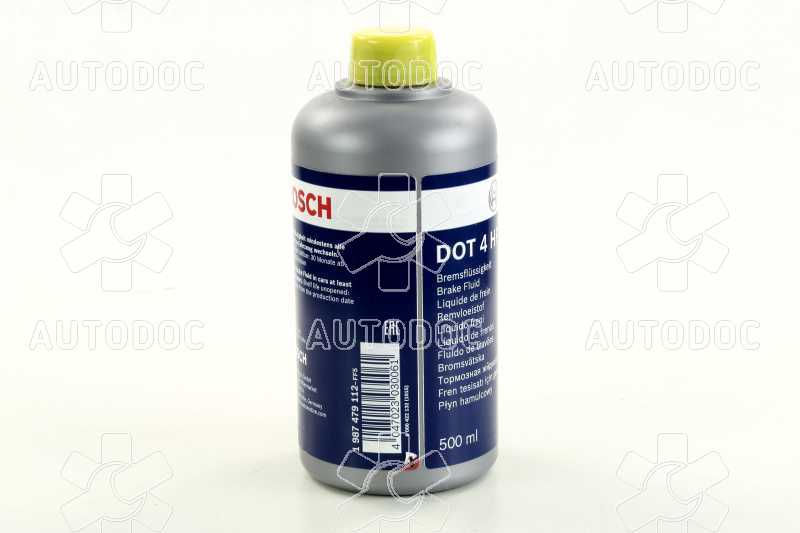 Жидкость торм. DOT4 HP 0,5л (пр-во Bosch). Фото 2
