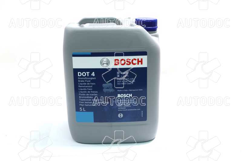 Жидкость торм. DOT4 5л (пр-во Bosch). Фото 1