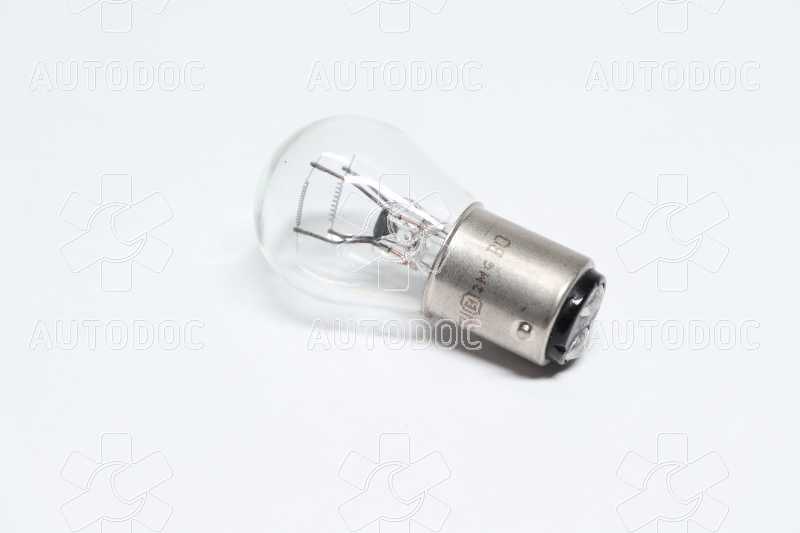 Лампа накаливания, фонарь сигнала торможения (пр-во Magneti Marelli кор.код. P21 5W 24 HD). Фото 1