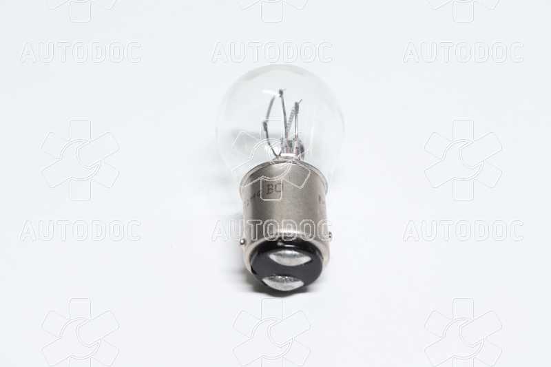 Лампа накаливания, фонарь сигнала торможения (пр-во Magneti Marelli кор.код. P21 5W 24 HD). Фото 2