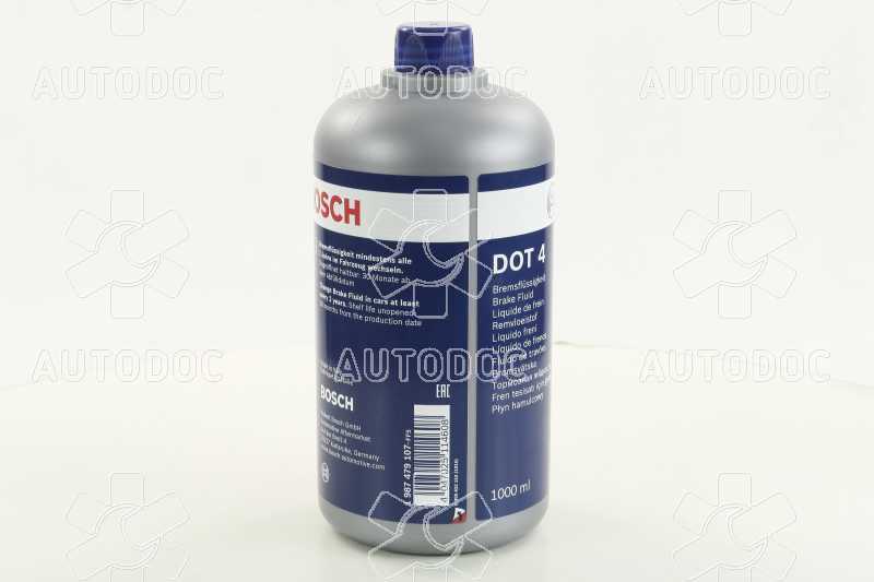 Жидкость торм. DOT4 1л. (пр-во Bosch). Фото 4